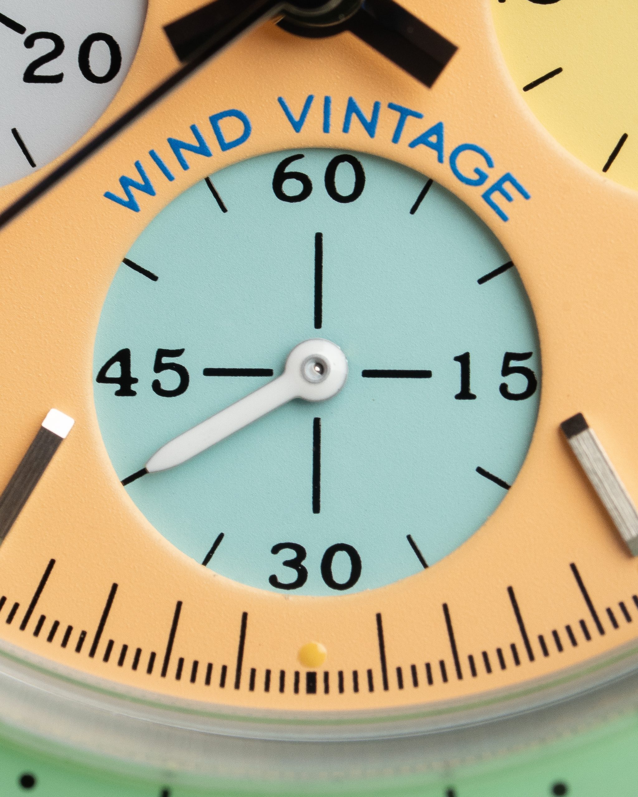 Wind Vintage x True North Watch Company Vintage Rally Timer IV “Dreamsicle.”