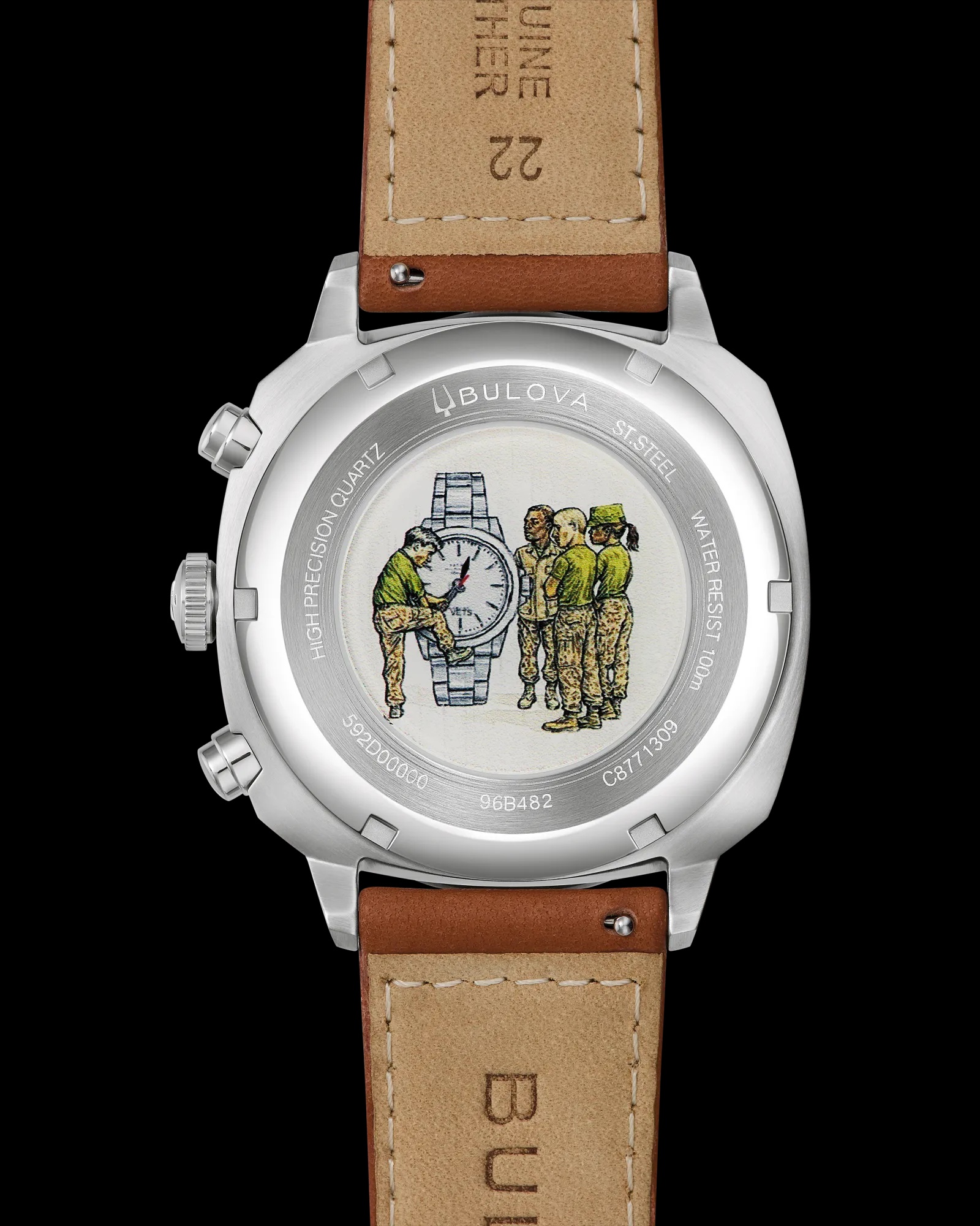 Bulova Chronograph Veteran Watchmaker's Initiative Special Edition watch. 