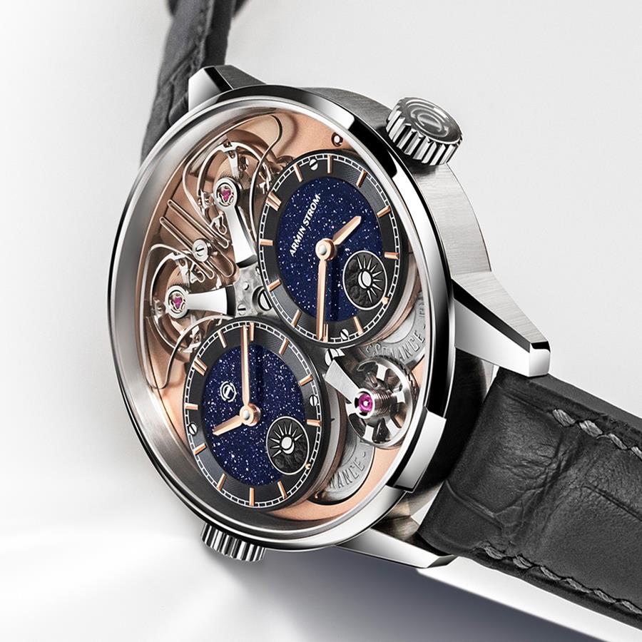 Armin Strom Dual Time GMT Resonance Aventurine watch