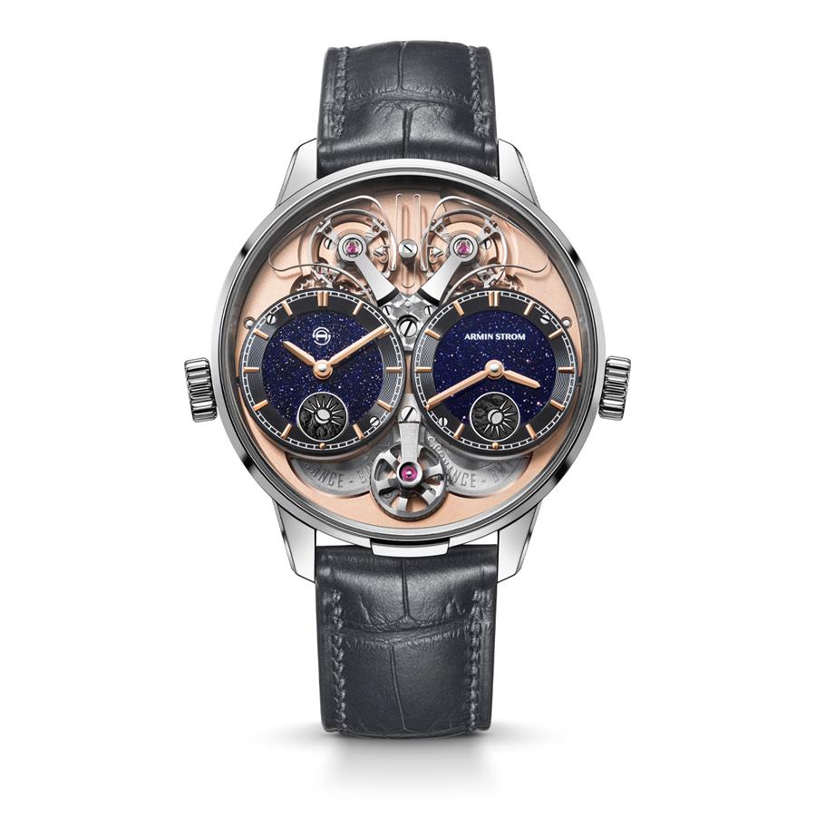 Armin Strom Dual Time GMT Resonance Aventurine watch