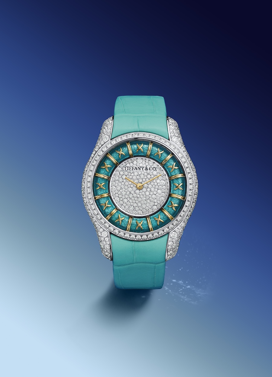 Tiffany & Co. Paillone Enamel watch in Tiffany Blue