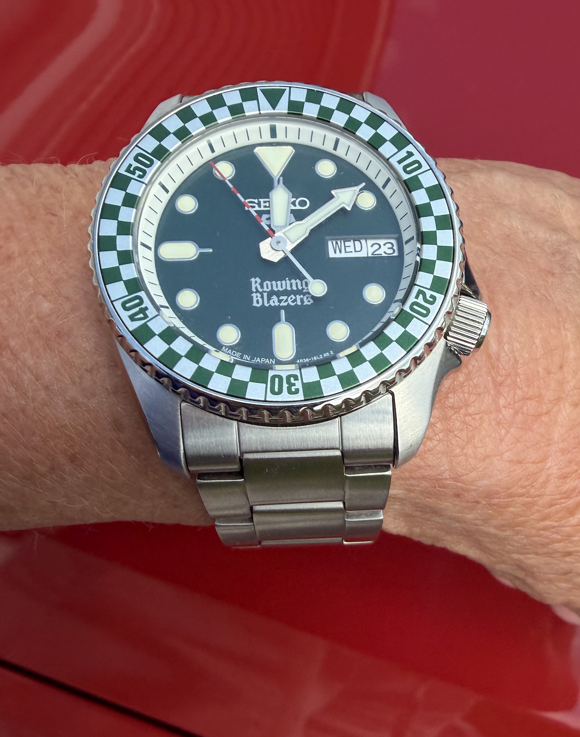 Rowing Blazers x Wind Vintage x Seiko 5 Sports Rally Diver 