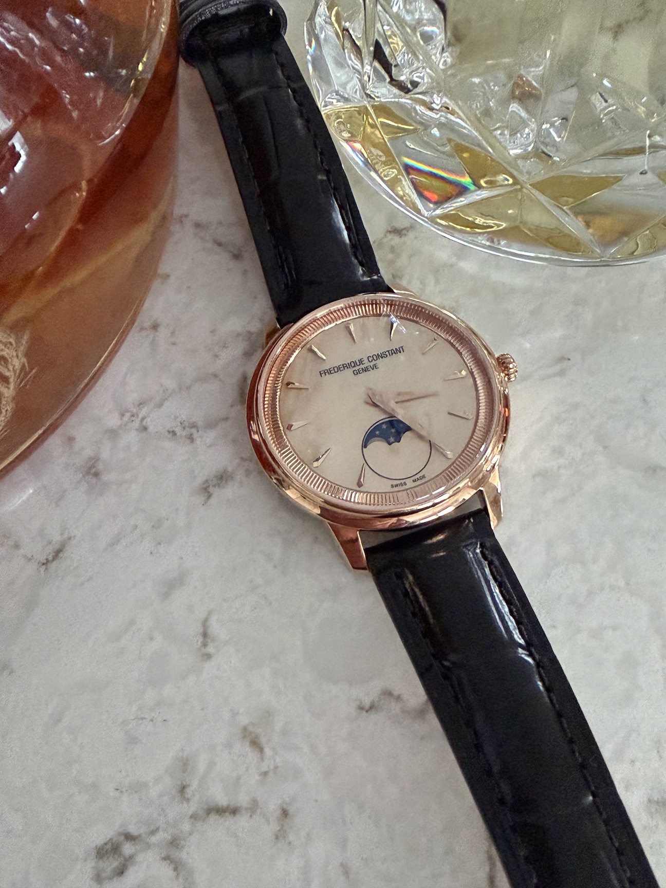 Frederique Constant Classics Moneta Moonphase Watch