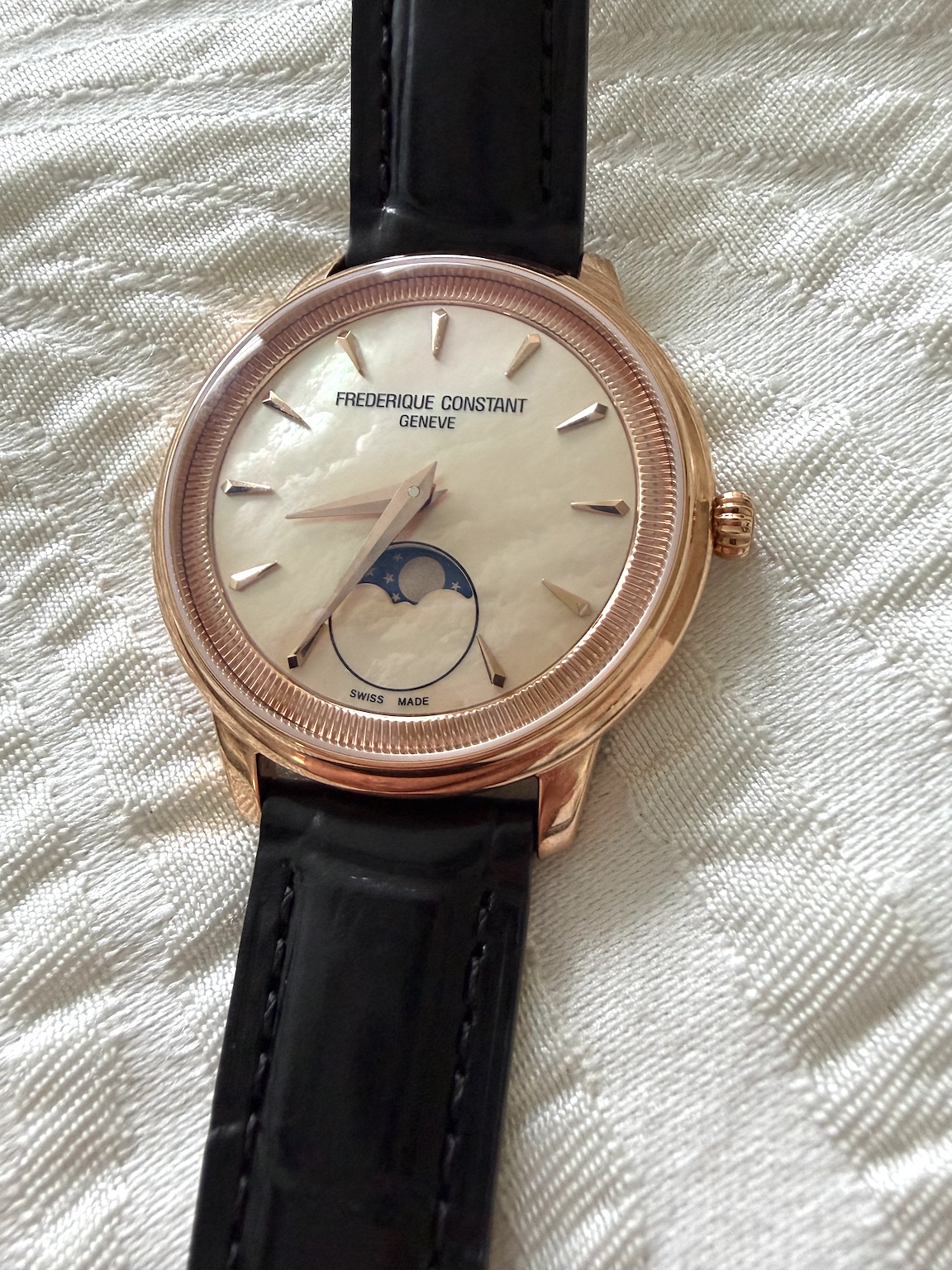 Frederique Constant Classics Moneta Moonphase Watch