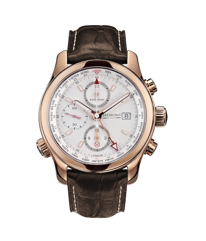 Bremont Kingsman Special Edition 18-karätige Gold Welt-Timer Chronograph