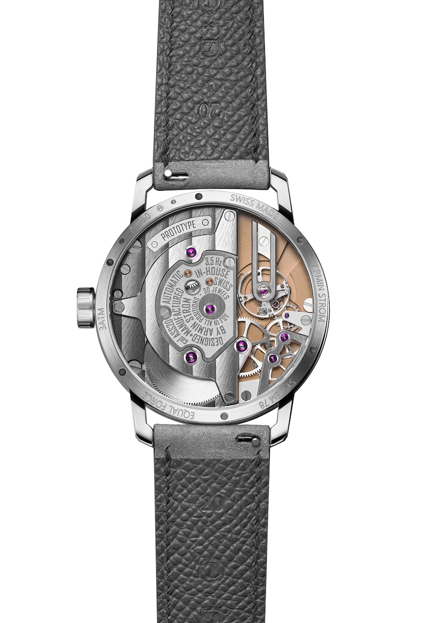 Armin Strom’s Gravity Equal Force Ultimate Sapphire Salmon watch