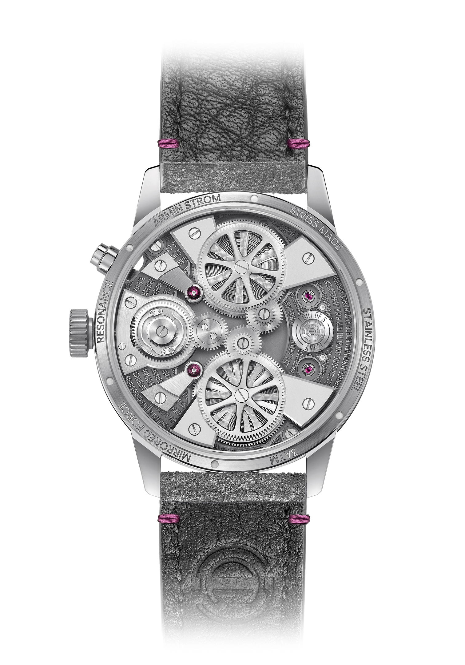 The Armin Strom Mirrored Force Resonance Ruby watch