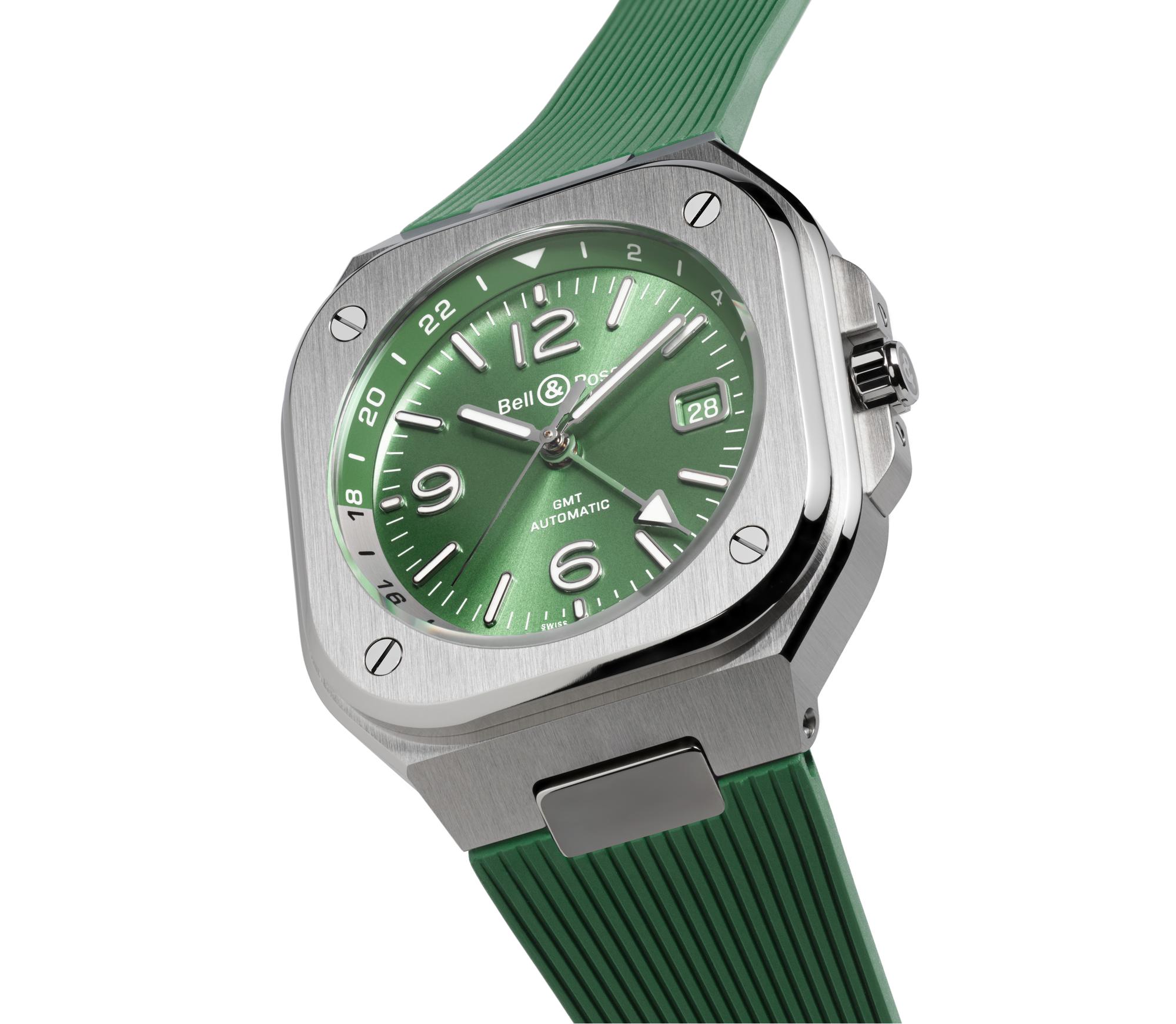 Bell & Ross BR-05 GMT Green Steel