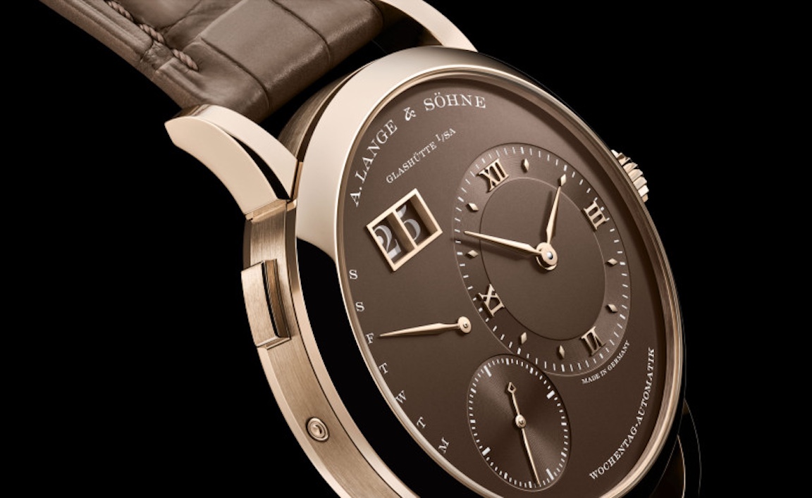 A. Lange & Sohne Lange 1 Daymatic in Honeygold