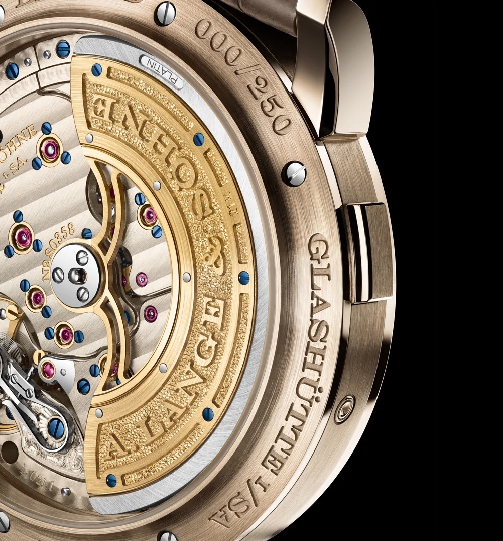 A. Lange & Sohne Lange 1 Daymatic in Honeygold