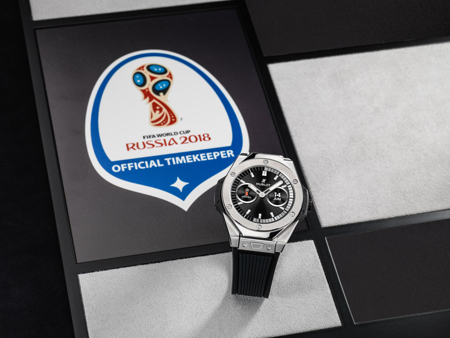 La Cote des Montres: The Hublot Big Bang Referee 2018 FIFA World Cup  Russia™ watch - Hublot and football are connected - Keeping pace with the  games in real time