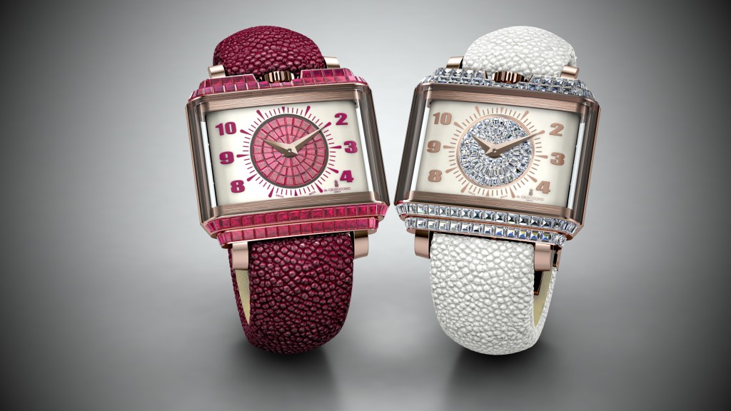 DeGrisogono Retro Ladies Baguette watches 