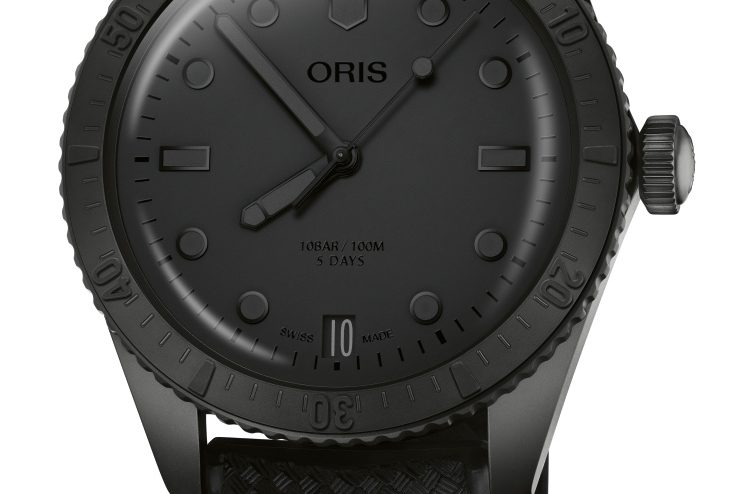 Oris Hölstein Edition 2024 black-on-black dive watch Oris Hölstein Edition 2024 black-on-black dive watch