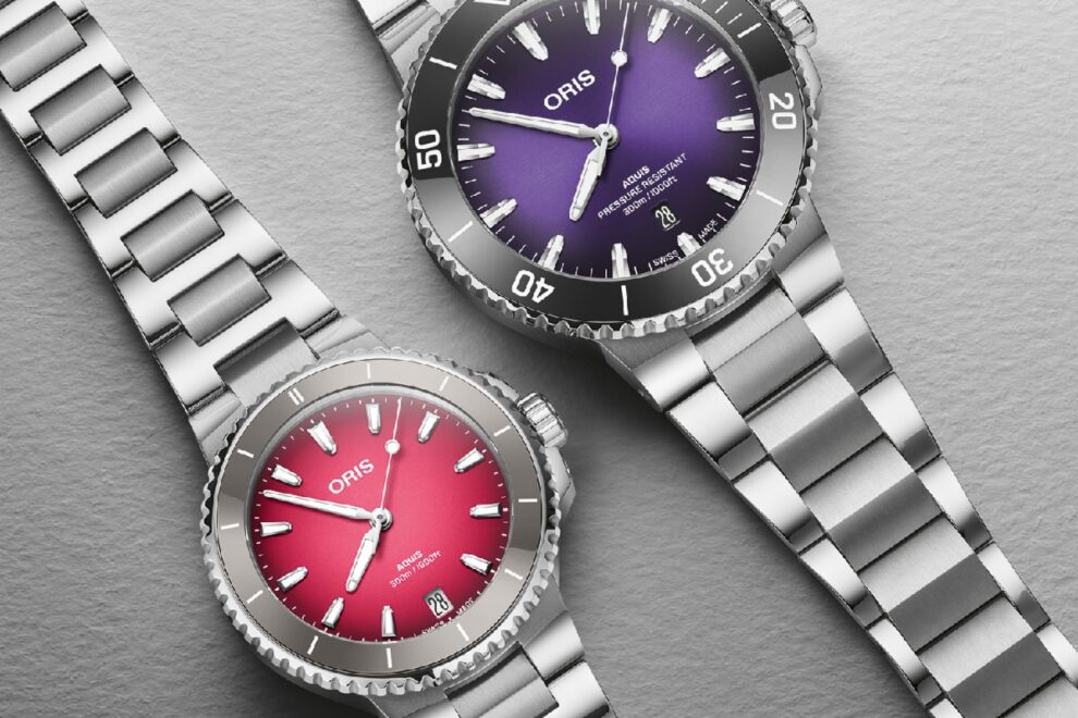 01 733 7789 4158- Oris Aquis Date Diver Taste of Summer Berries watches
