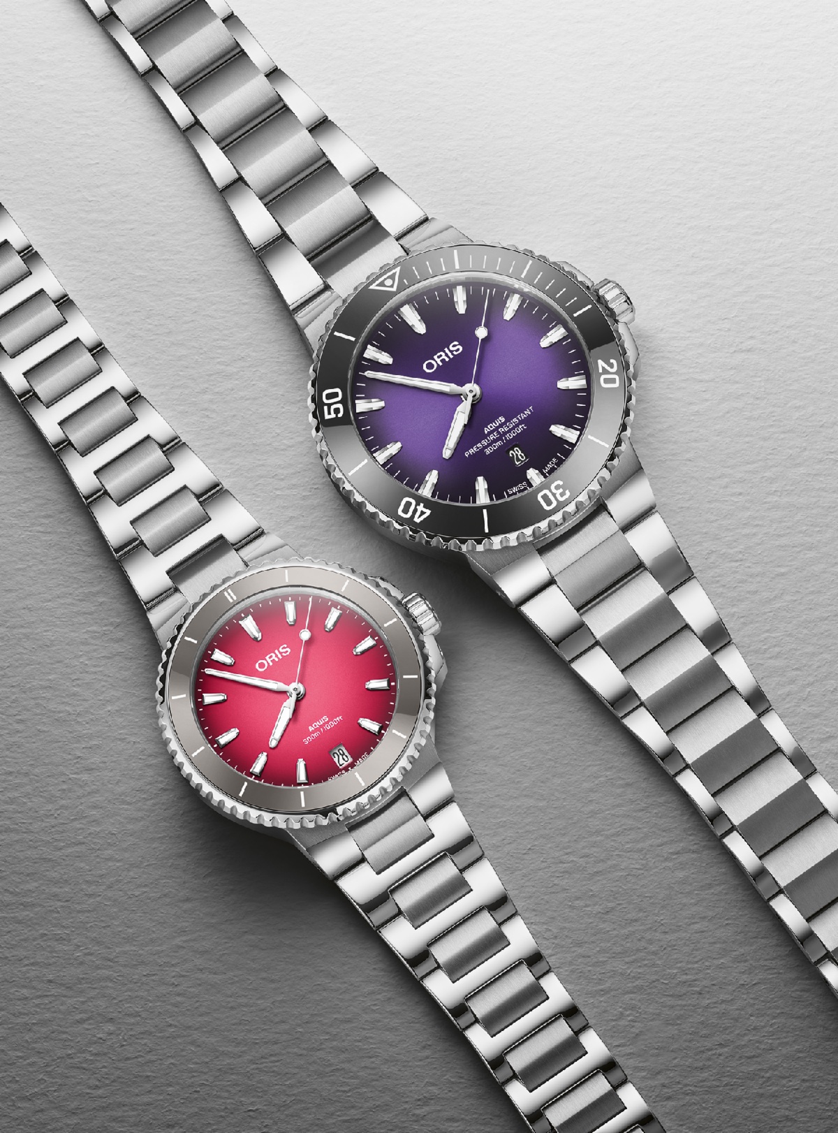 Oris Aquis Date Diver Taste of Summer Berries watches