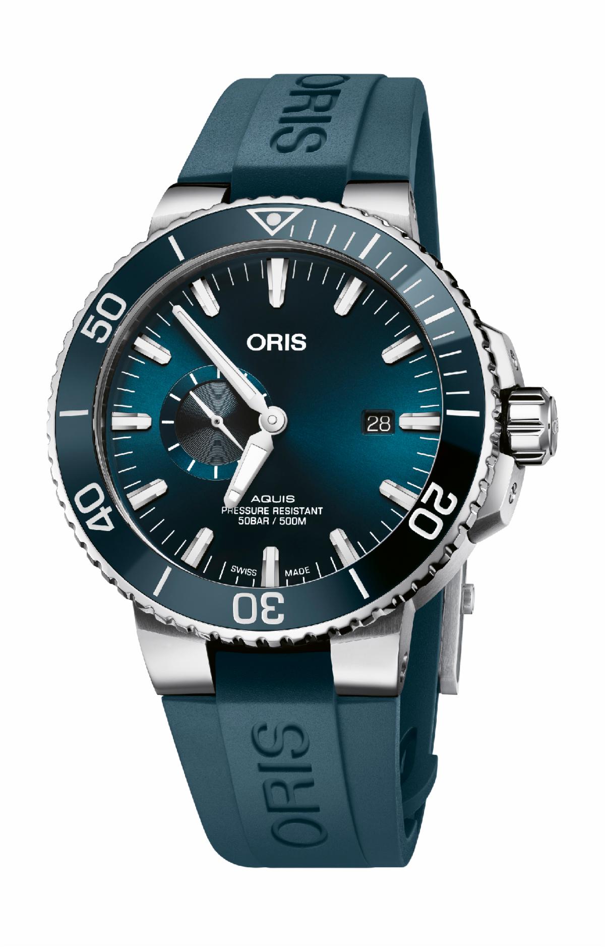 Oris Aquis Small Second Date 45.5