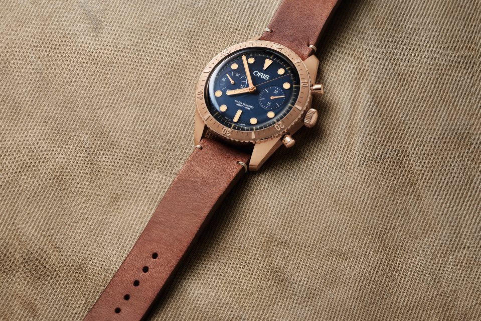 01 771 7744 3185-Set LS – Oris Carl Brashear Chronograph Limited Edition Oris Carl Brashear Chronograph Limited Edition, powered by the mechanical Caliber 771