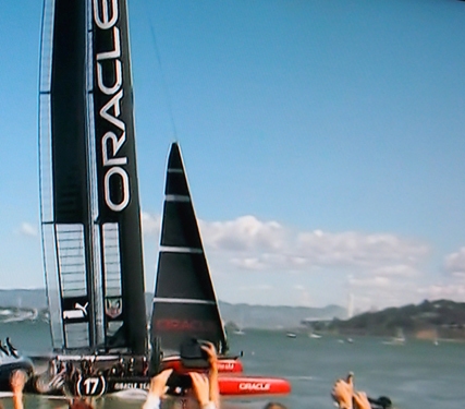 Oracle Team USA sails to the win at the 34th America's Cup in San Francisco