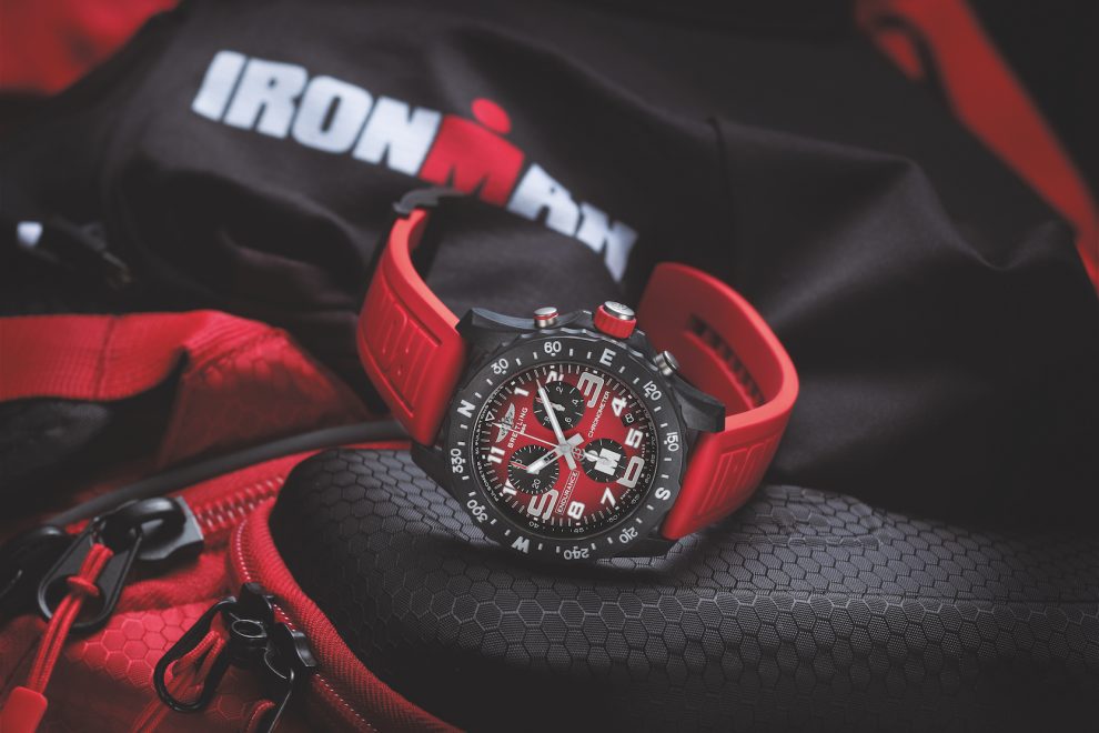 Breitling Endurance Pro IRONMAN watch honors the new partnership with Breitling as the Official Luxury Watch of Ironman events.
