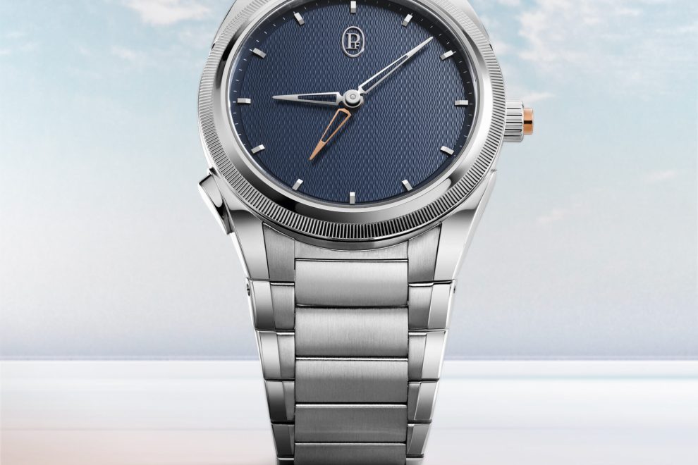 Parmigiani Fleurier Tonda PF GMT Rattrapante watch as seen at Watches & Wonders Geneva 2022.