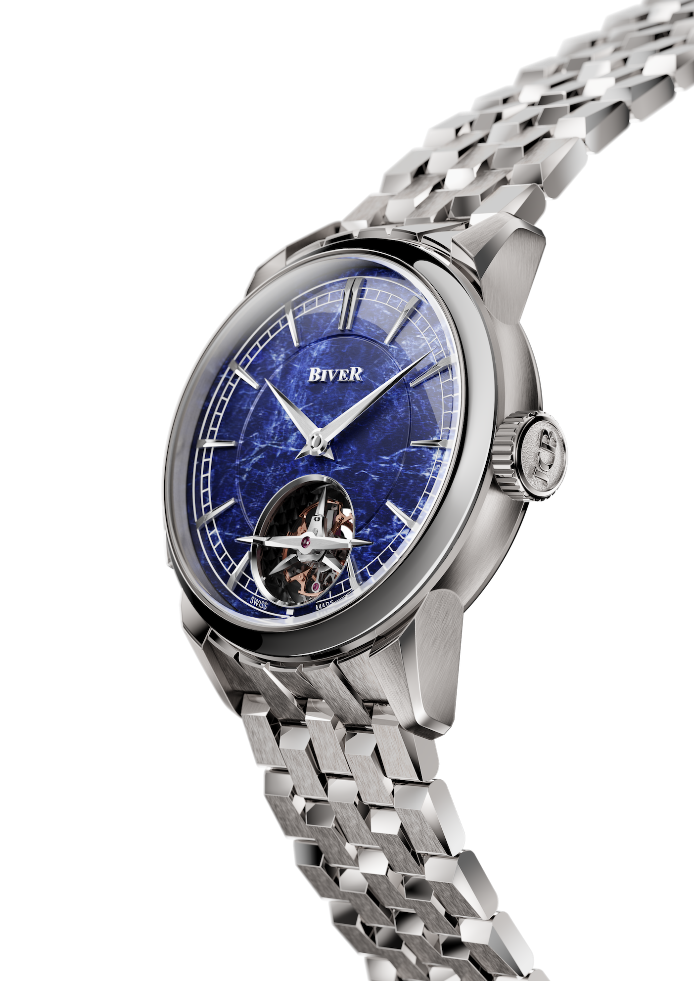 Carillon Tourbillon Biver watch in titanium