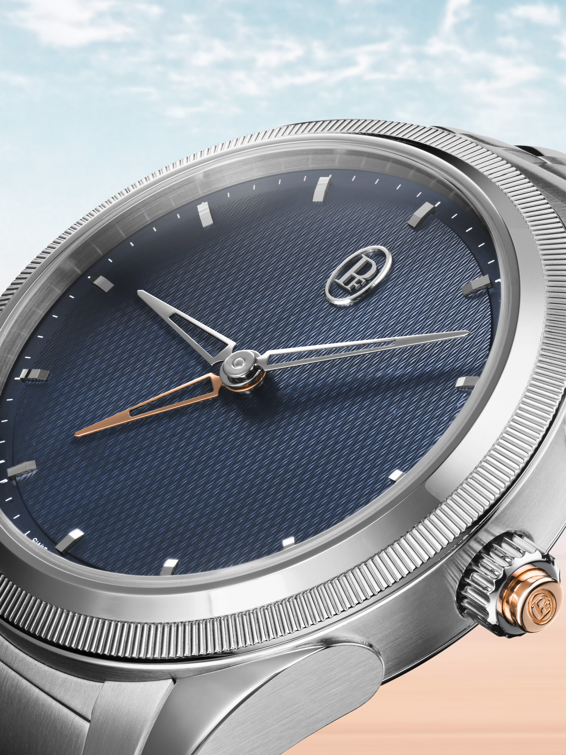 Parmigiani Fleurier Tonda PF GMT Rattrapante watch as seen at Watches & Wonders Geneva 2022. 