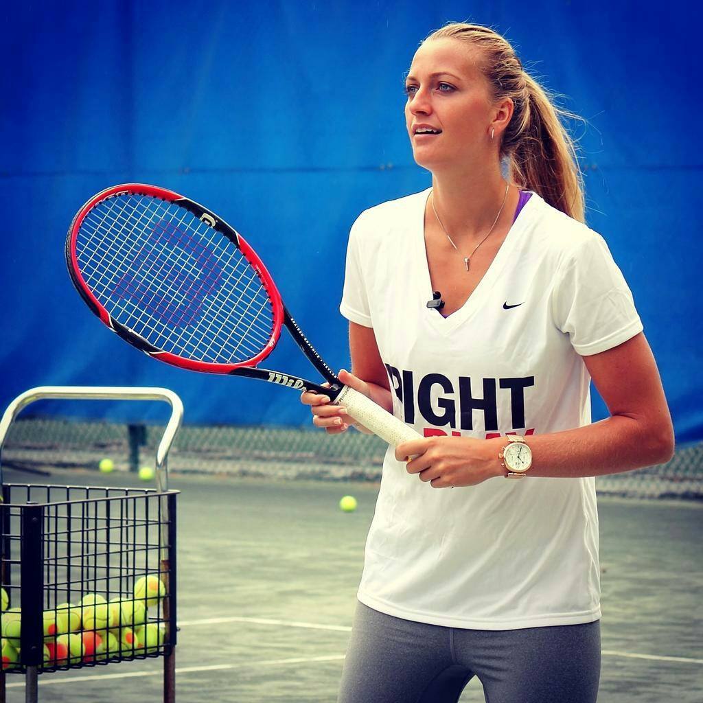 Petra Kvitovic at  the US Open Tennis Championships 