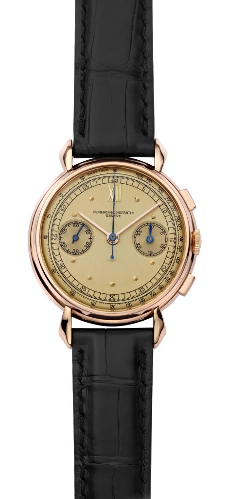 1942 Vacheron Constantin Les Collectionneurs Chronograph with 30-minute counter and manual wind movement. 