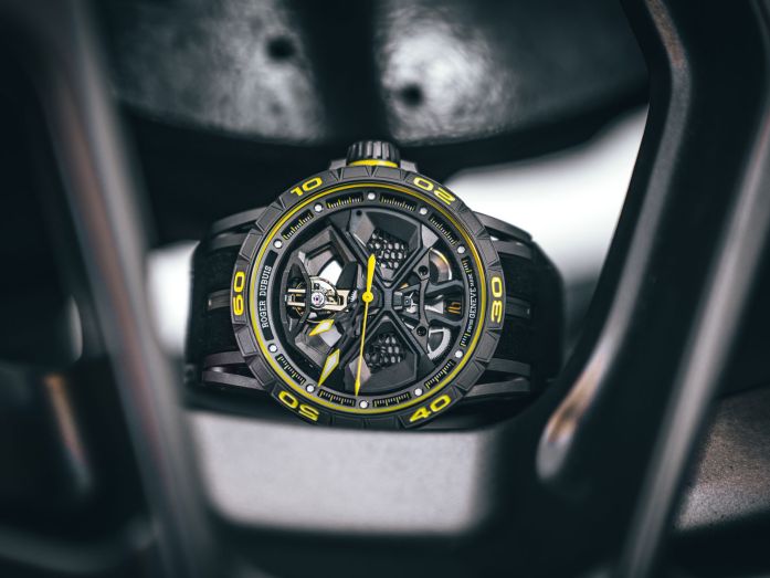 Roger Dubuis Excalibur Huracan Performante Lamborghini watch