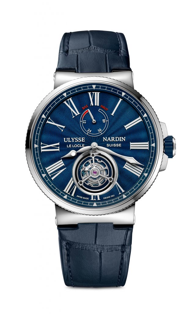 SIHH 2018: Ulysse Nardin Marine Tourbillon Blue Grand Feu. 