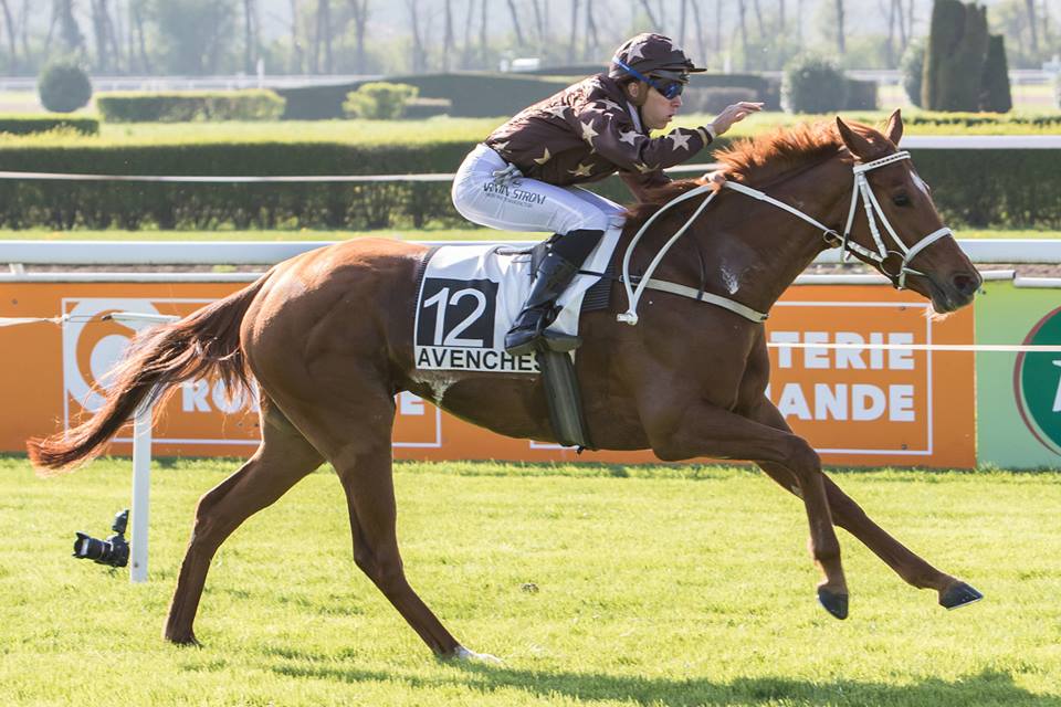 Armin Strom brand ambassador, jockey Tim Burgin, won the Prix de Compiegne riding April Valley.