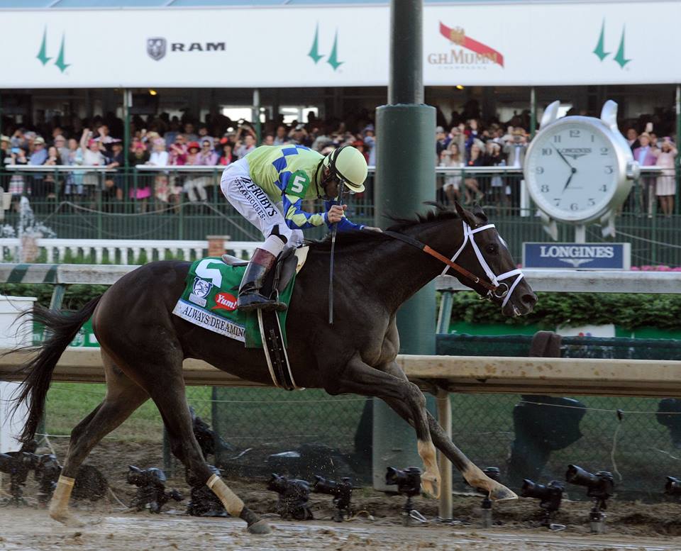 Longines is the Official Timekeeper of the Triple Crown. 