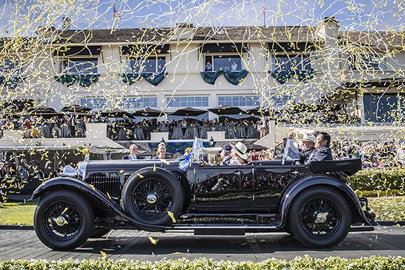 1931 BENTLEY 8 LITRE GURNEY NUTTING SPORTS TOURER Photo by Rolex:Tom O’Neal Rolex, Pebble Beach Concours d' Elegance 2019