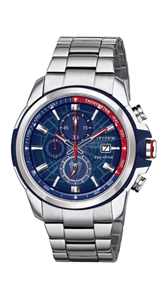 Citizen Marvel Spider-Man chronograph, $395.