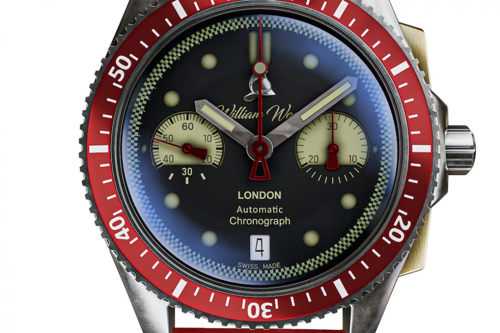 2 – Triumph Red_Red_Front William Wood Time for Heroes watch