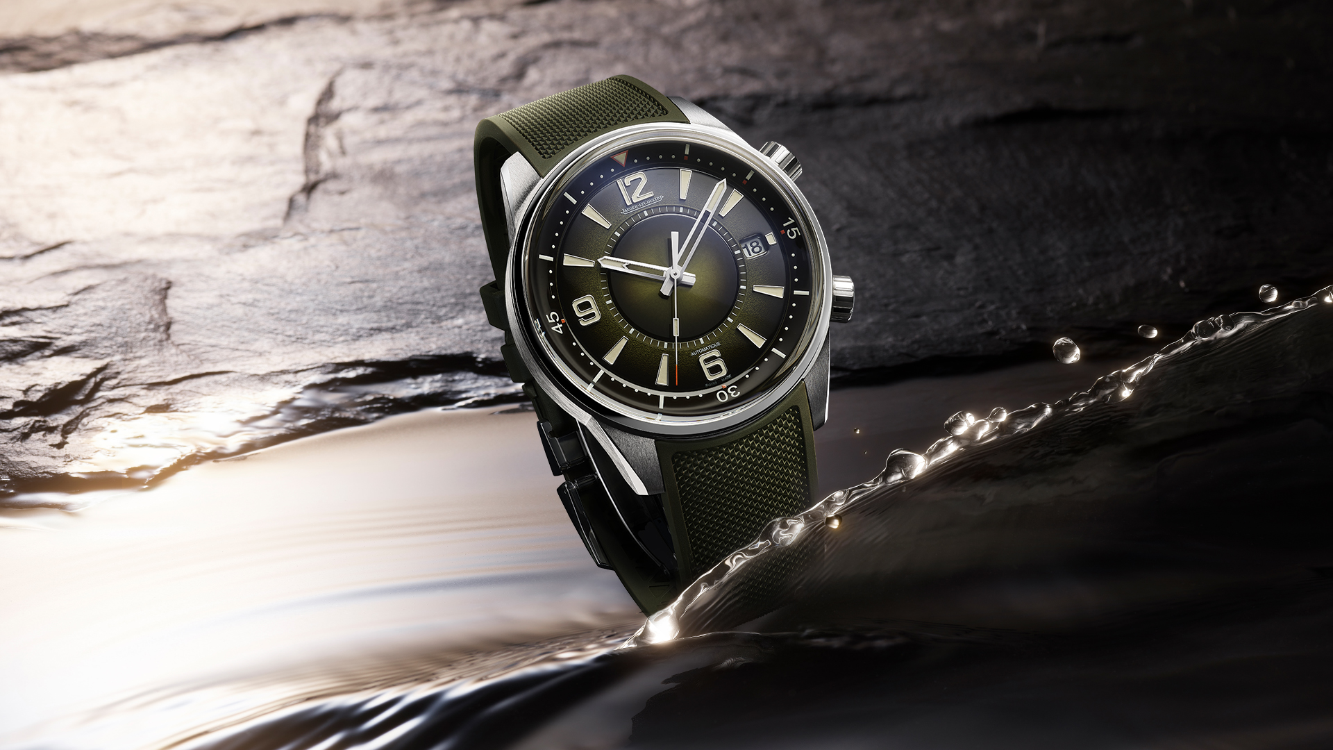 Jaeger-LeCoultre Automatic Date Green watch