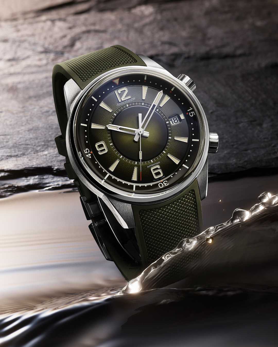 Jaeger-LeCoultre Automatic Date Green watch