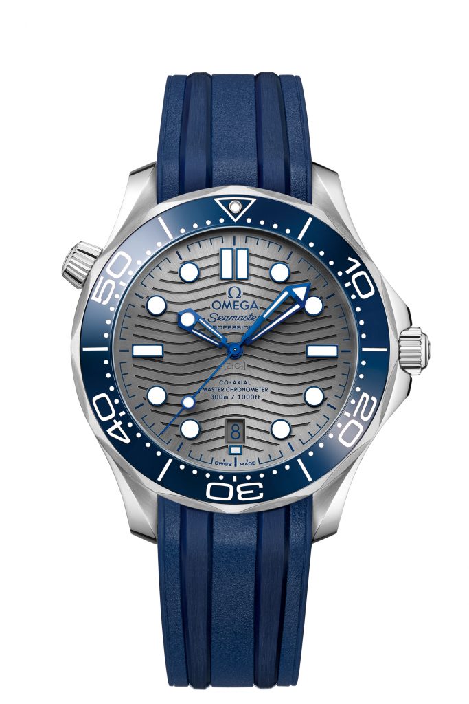 The dial of the new Omega Seamaster Diver 300M watches