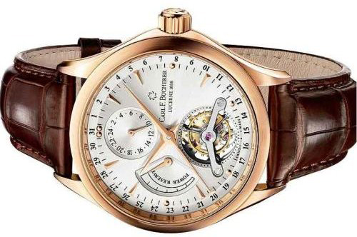 The Carl F. Bucherer Manero Touribllon Limited Edition is created in  18-karat pink gold in a series of just 188 pieces.