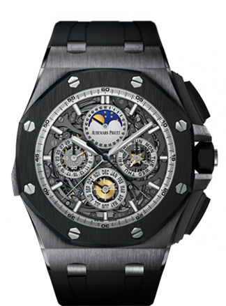 Audemars Piguet Grande Complication Royal Oak Offshore with perpetual calendar, minute repeater, split-seconds chronograph.