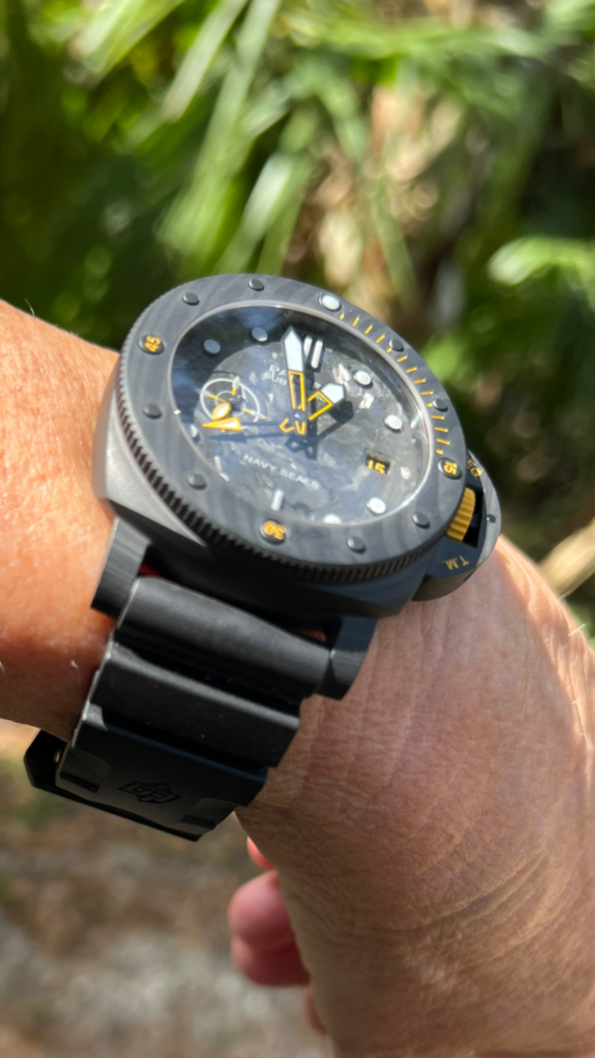 Panerai Pam 1324, Submersible Carbotech Special Operations watch honoring the Navy SEALs