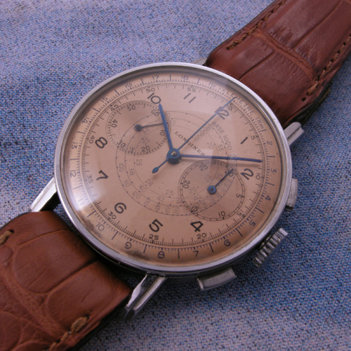 Thanks, Stefano, for sending in this Longines 13ZN Chronograph, circa 1942.