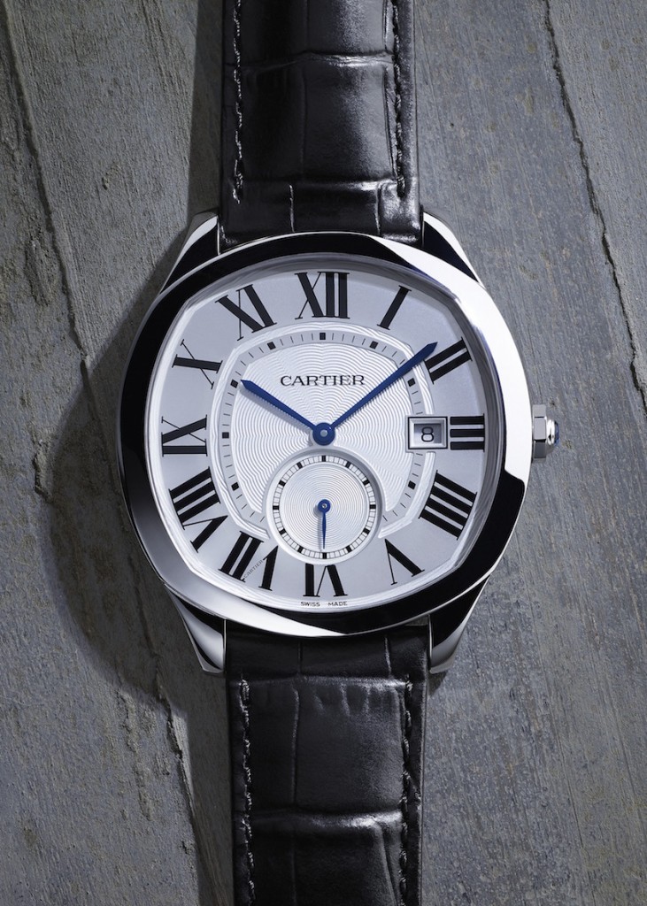 Drive de Cartier watch steel, self- winding Manufacture mechanical movement 1904-PS MC.