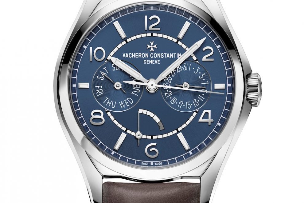 Vacheron Constantin Fiftysix Day-Date Petrol Blue watch, Mr Porter