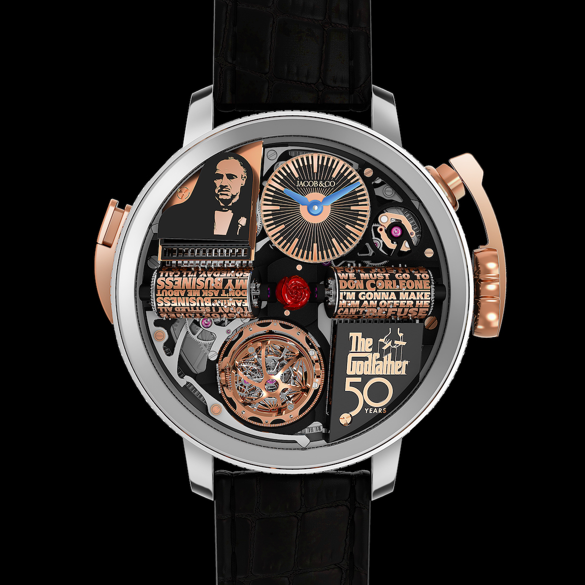 Jacob & Co. Opera Godfather 50th Anniversary watch.