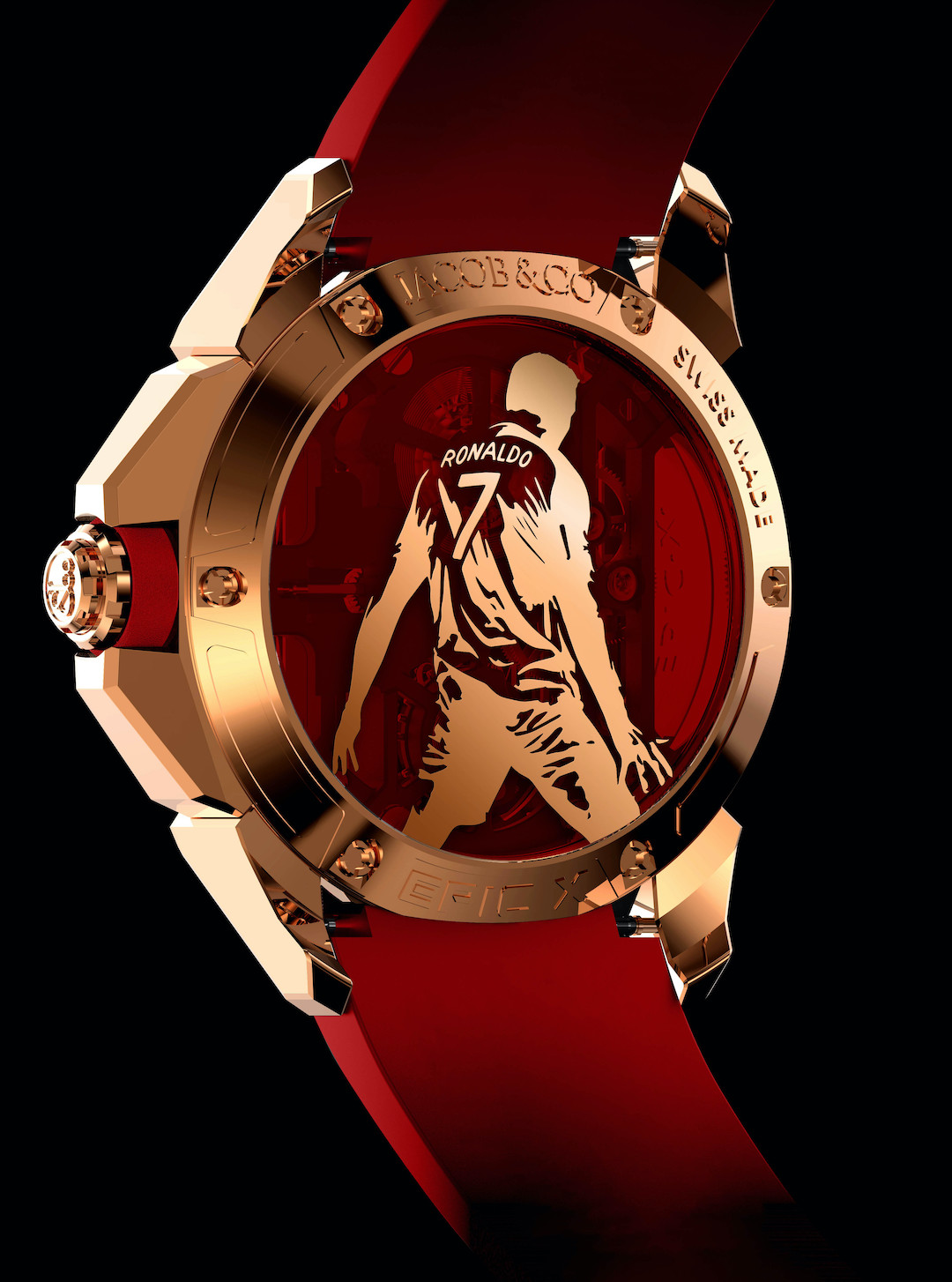 Jacob & Co. x Cristiano Ronaldo CR7 Epic X "Filght of CR7" watch. 