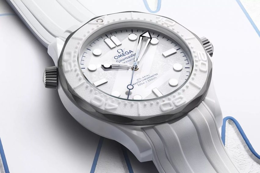 Omega Seamaster Diver 300M Milano Cortina watch.