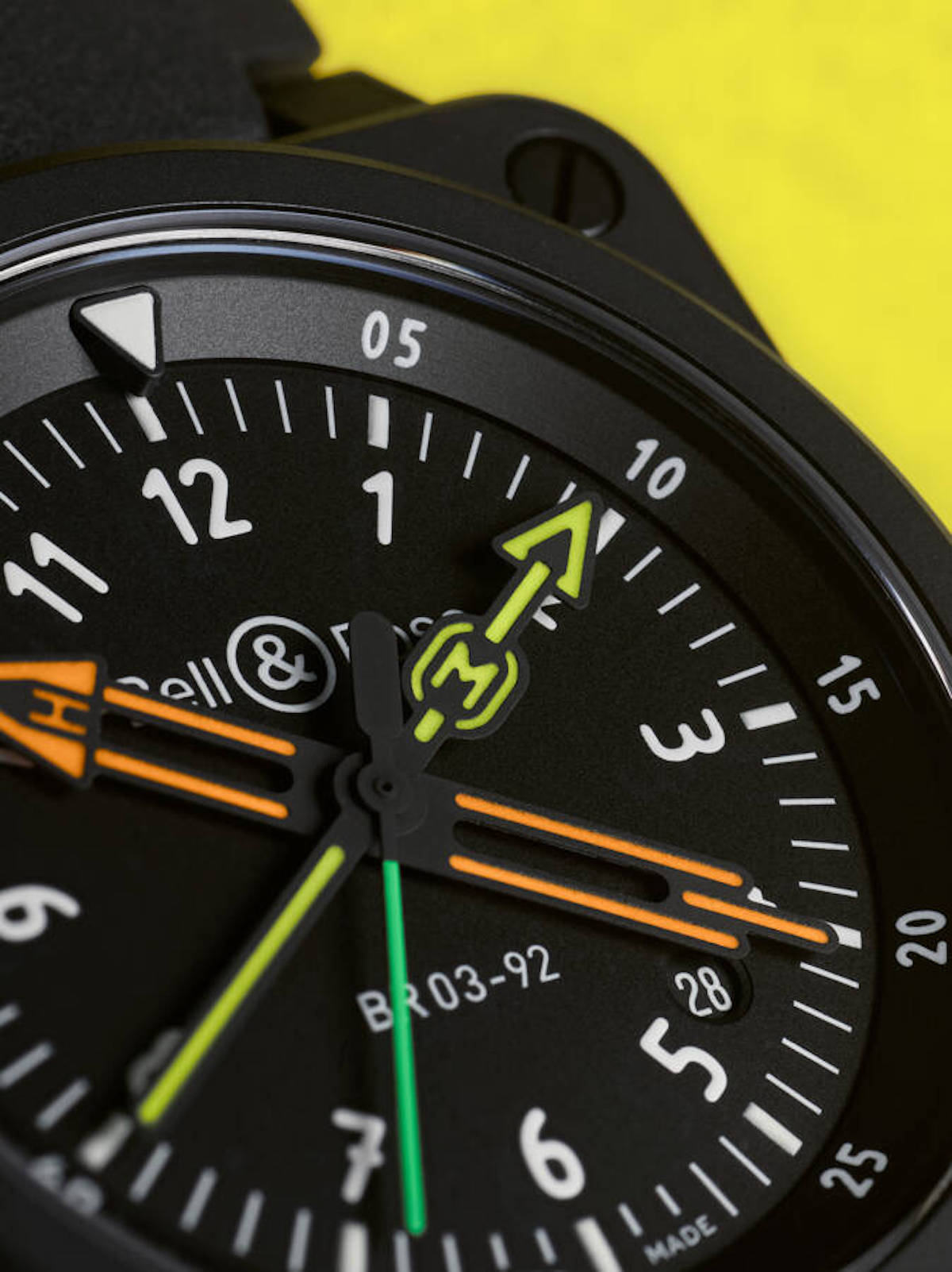 Bell & Ross BR 03-92 Radiocompass watch. 