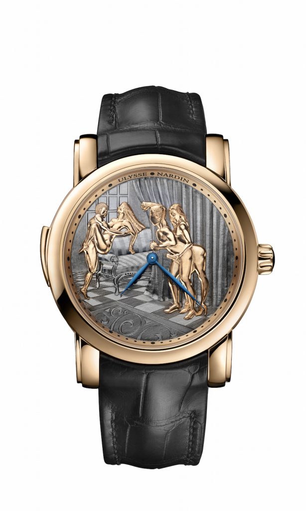 Ulysse Nardin Classic Voyeur erotic watch was unveiled at SIHH 2018.