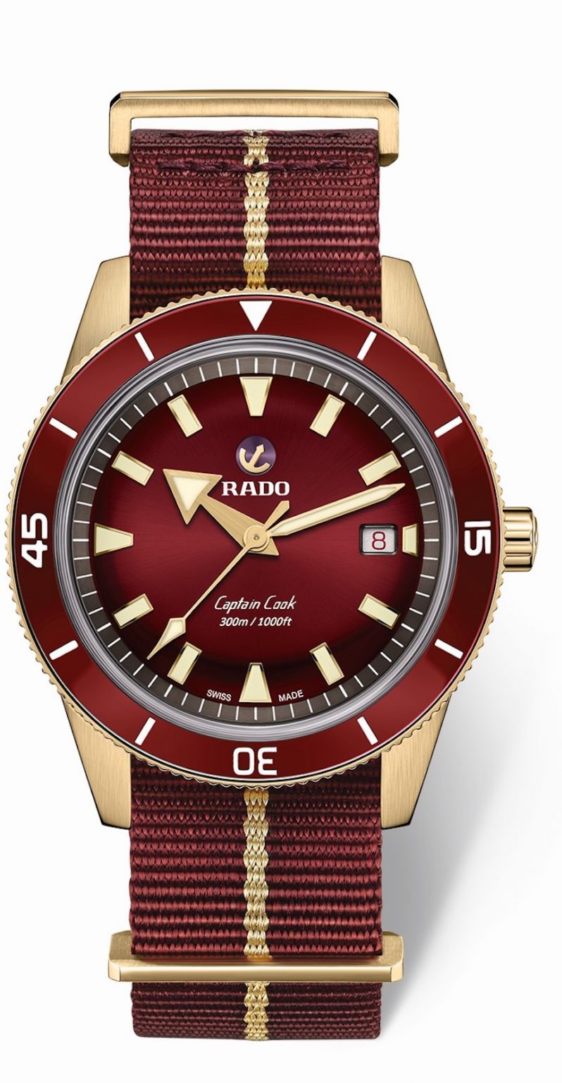 Meet Rado Captain Cook Bronze,Burgundy